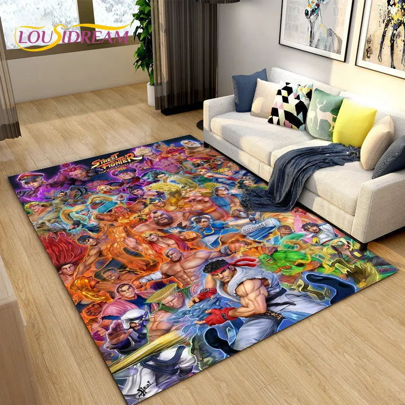 Street Fashion Game - Alfombra Retro de juego Street Fighter