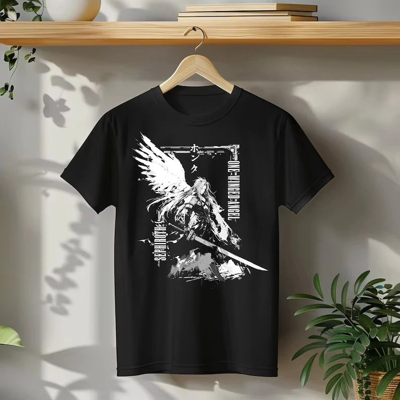 Street Fashion Game - Final Fantasy 7 Sephiroth-Camiseta Softstyle para