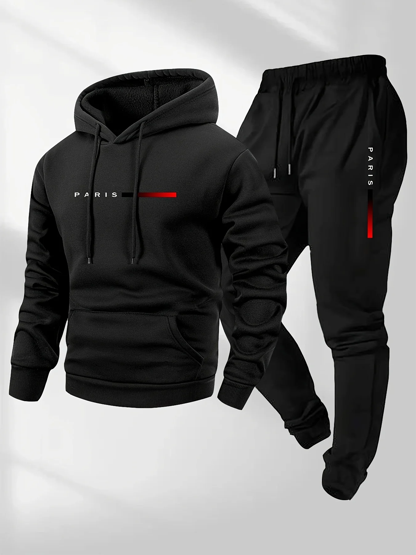 Street Fashion Casual - Conjunto Deportivo con Estampado de Letras,