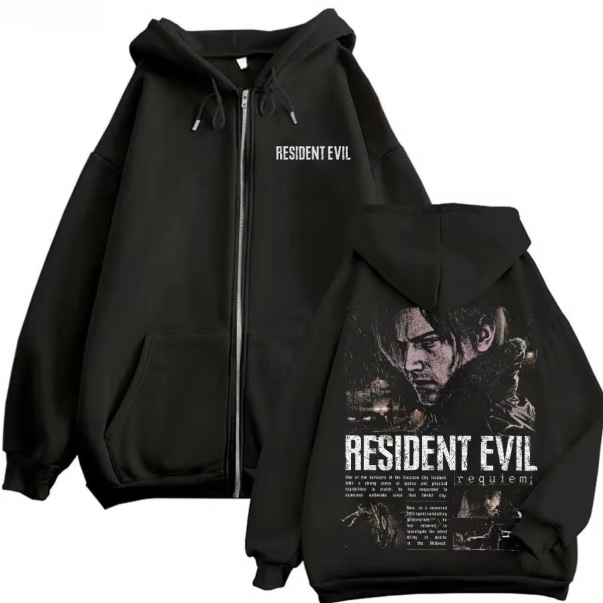 Street Fashion Game - Sudadera con Cremallera con Temática del