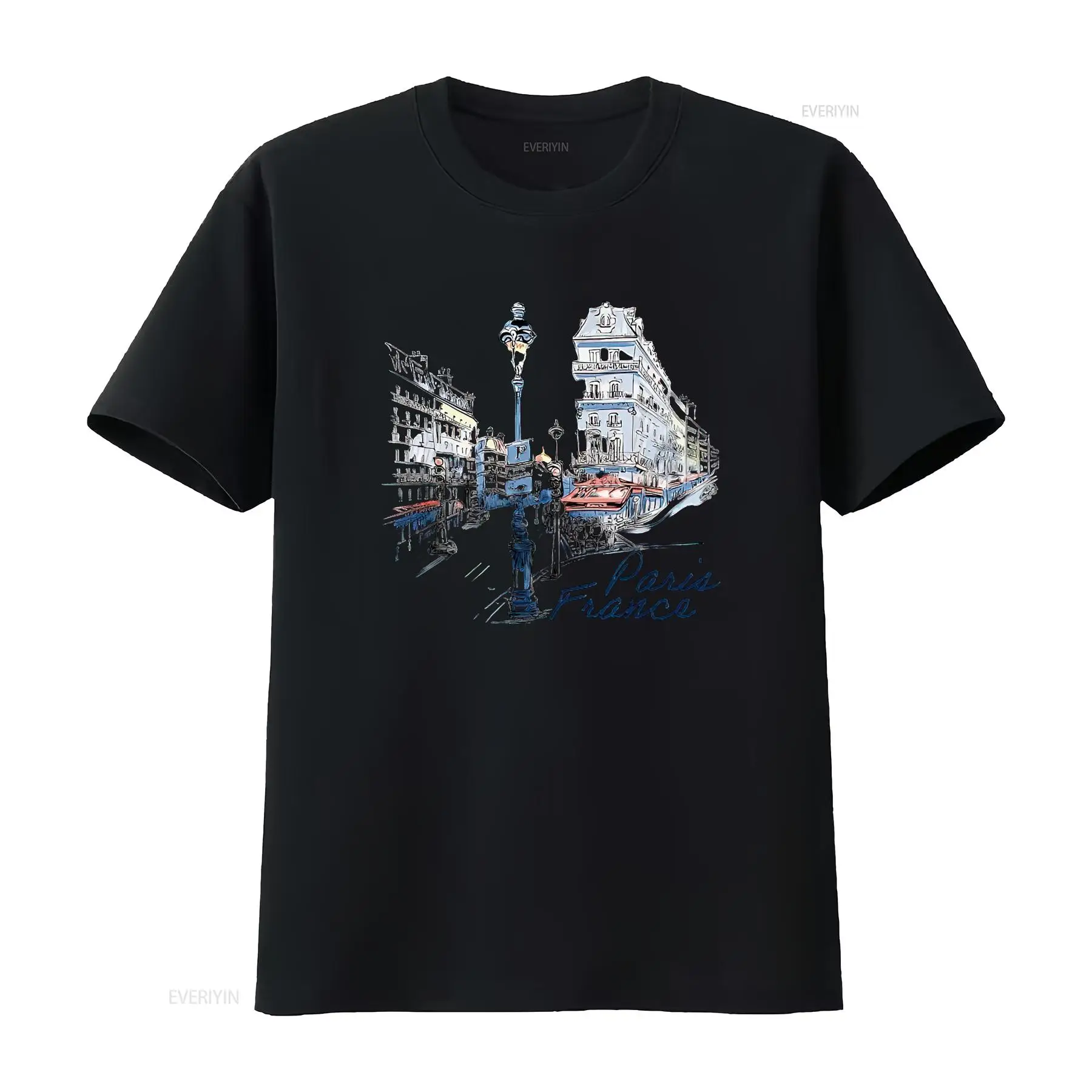 Camiseta de recuerdo de París, - Street Fashion Paris reseña y precio