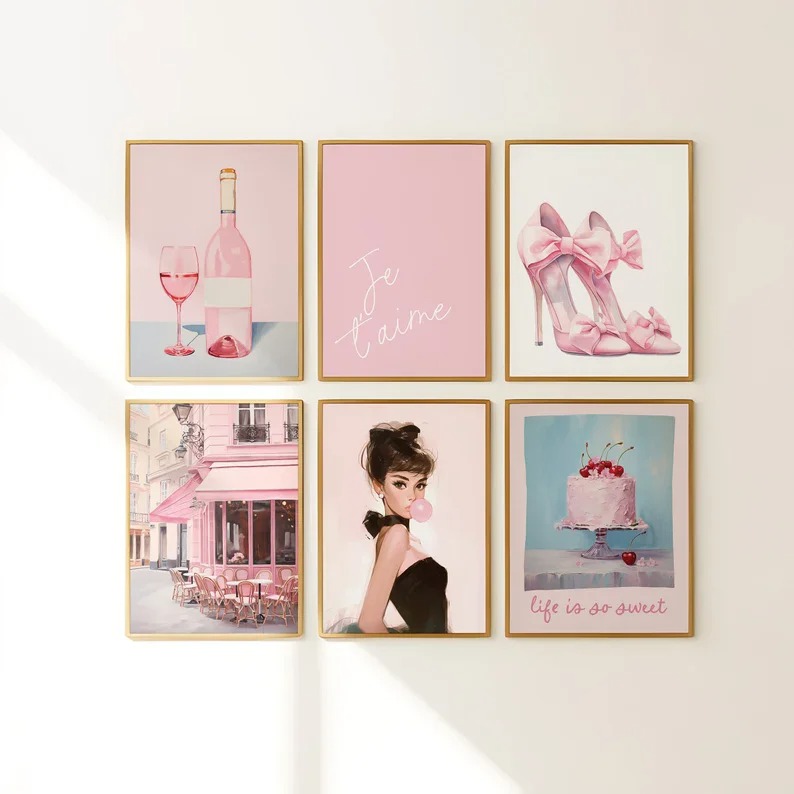 Coquette-Póster de postre de c - Street Fashion Paris reseña y precio