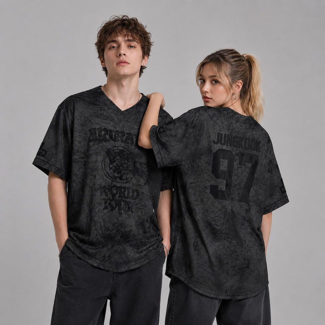 Camisetas de béisbol con cuell - Street Fashion Kpop reseña y precio