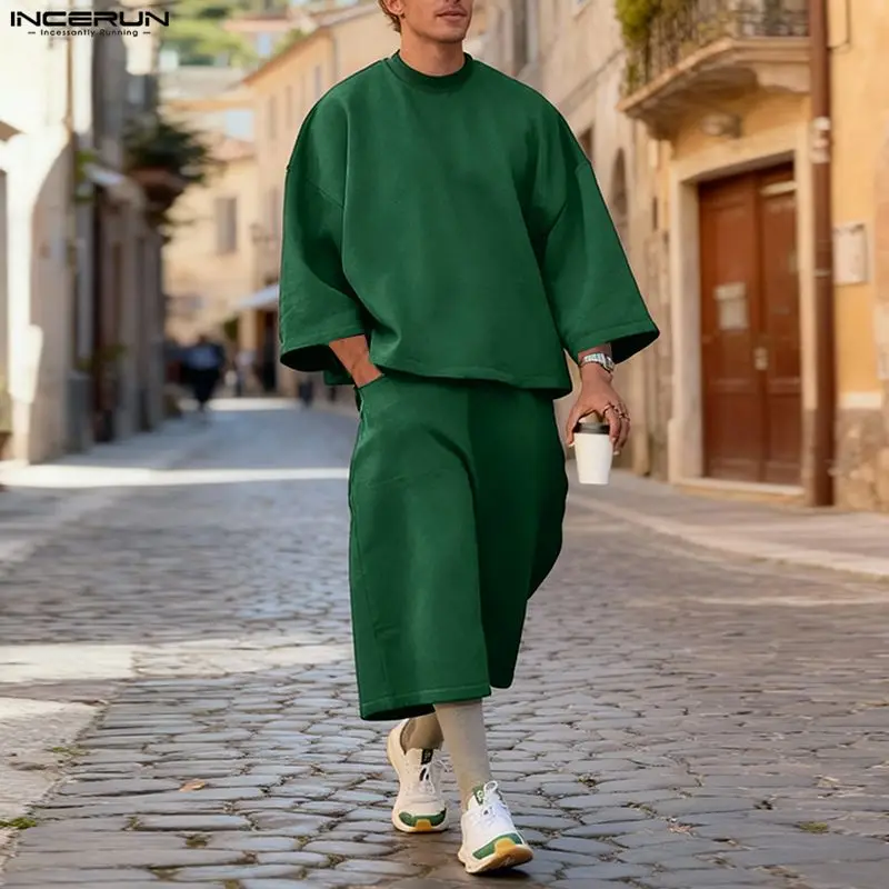 Conjuntos INCERUN para hombre, - Street Fashion Casual reseña y precio