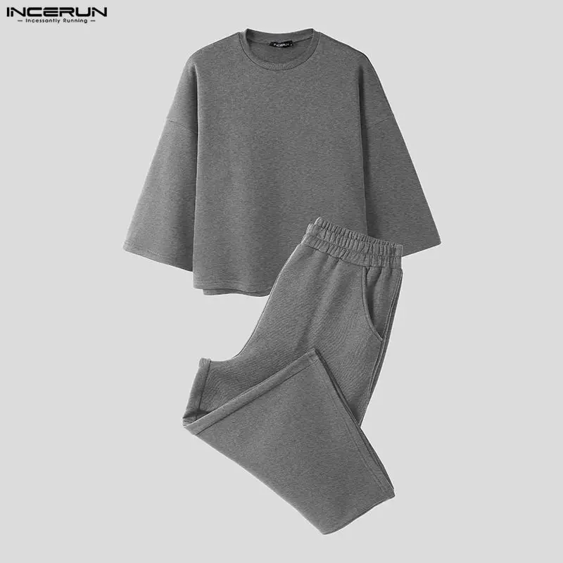 Conjuntos INCERUN para hombre, - Street Fashion Casual reseña y precio
