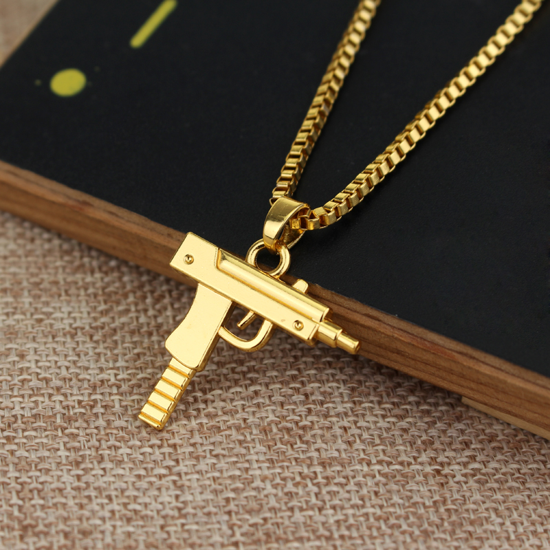 Collar con Colgante en Forma d - Street Fashion Hip Hop reseña y precio