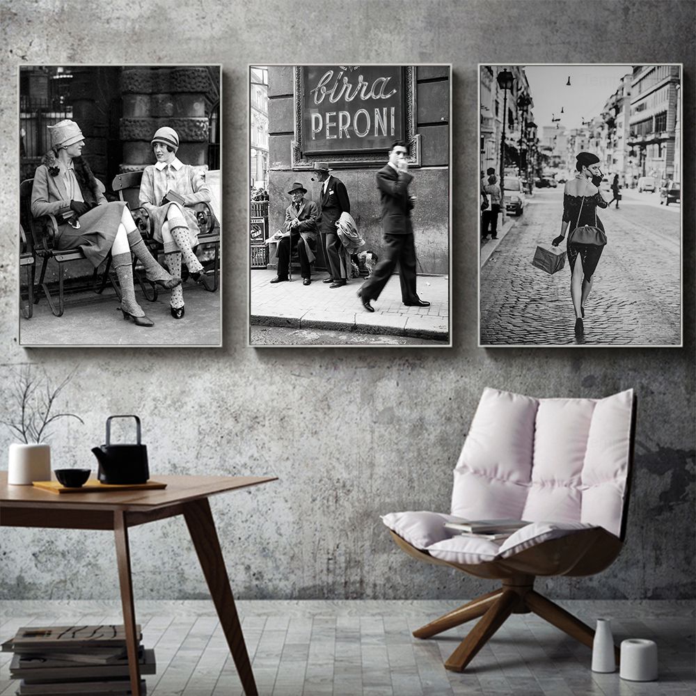 Impresión de fotografía Vintag - Street Fashion Paris reseña y precio