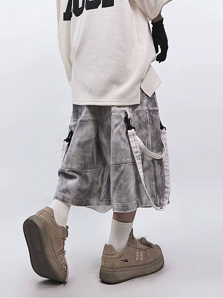 Pantalones Cortos Retro Hip-ho - Street Fashion Hip Hop reseña y precio
