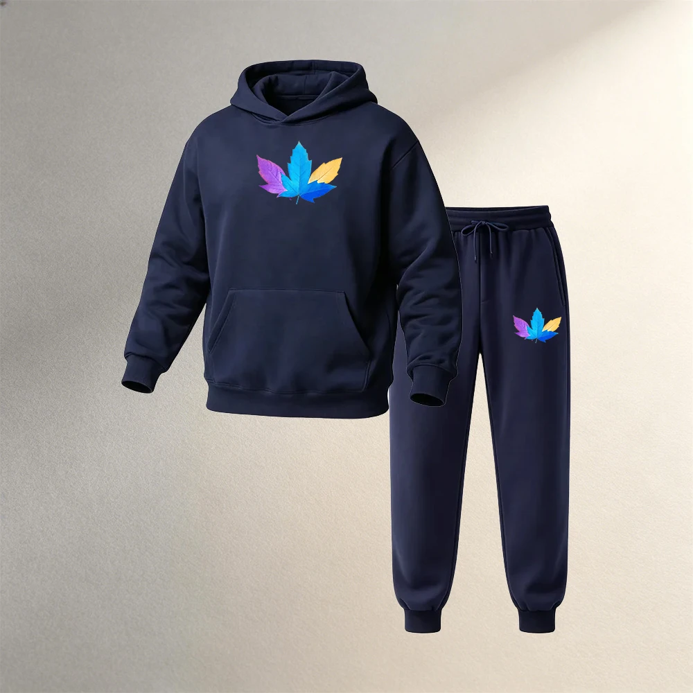 Conjuntos de sudaderas con cap - Street Fashion Casual reseña y precio